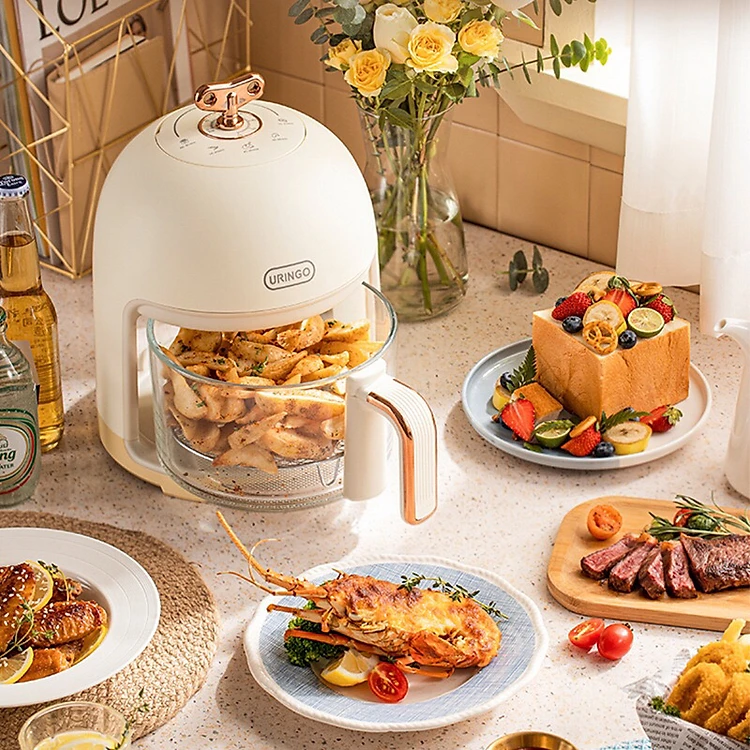 Multi-Functional Visible Glass Air Fryer 220V