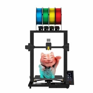 High Precision Large 3D Printer Kit with 4 Extruders and Multi-Color Mixing