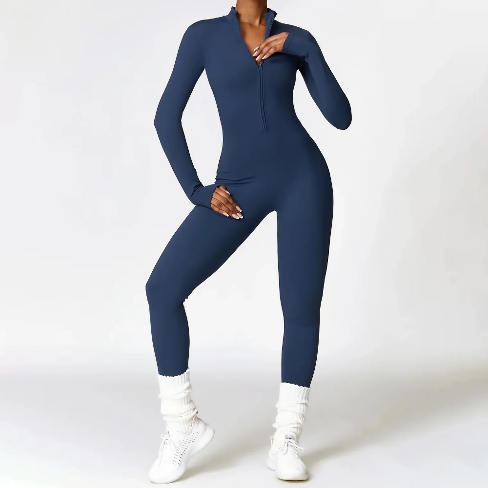 Cozy Fleece Women's Yoga Bodysuit