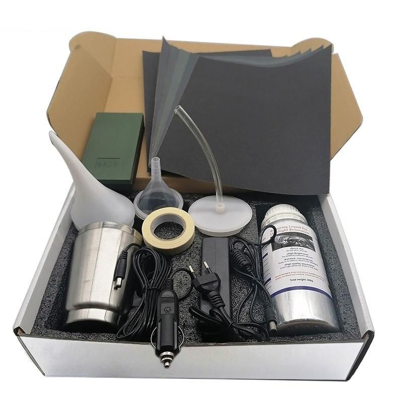 Car Headlight Restoration Kit - 800g Non-Scratch Hydrophobic Polish