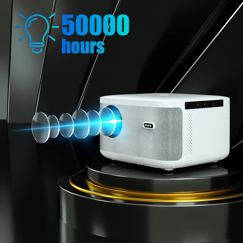 Full HD 1080P Smart LED Projector with Digital Focus and Android OS